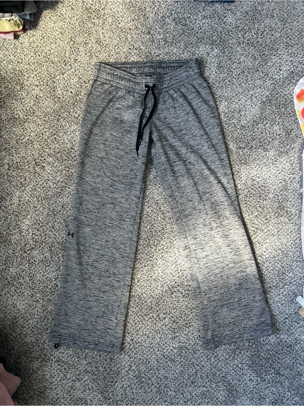 Under Armour Gray Marbled Drawstring Sweatpants